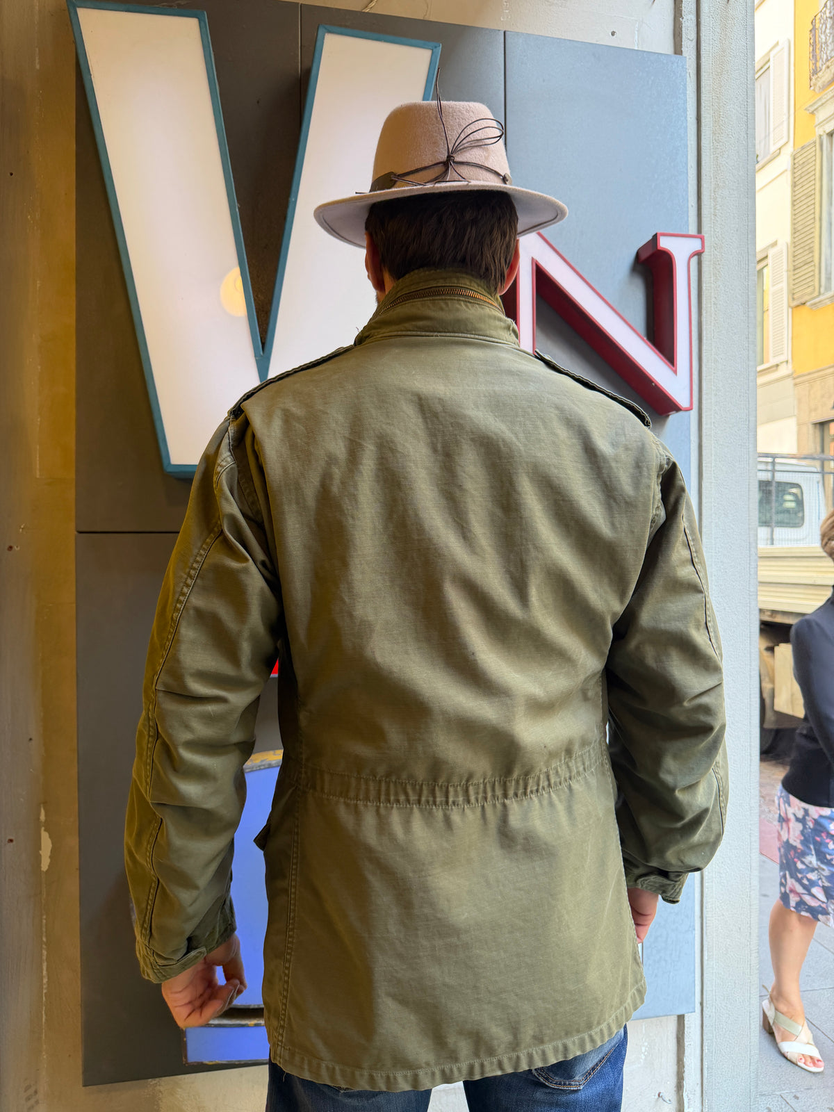 Medium long field jacket m-65 1982