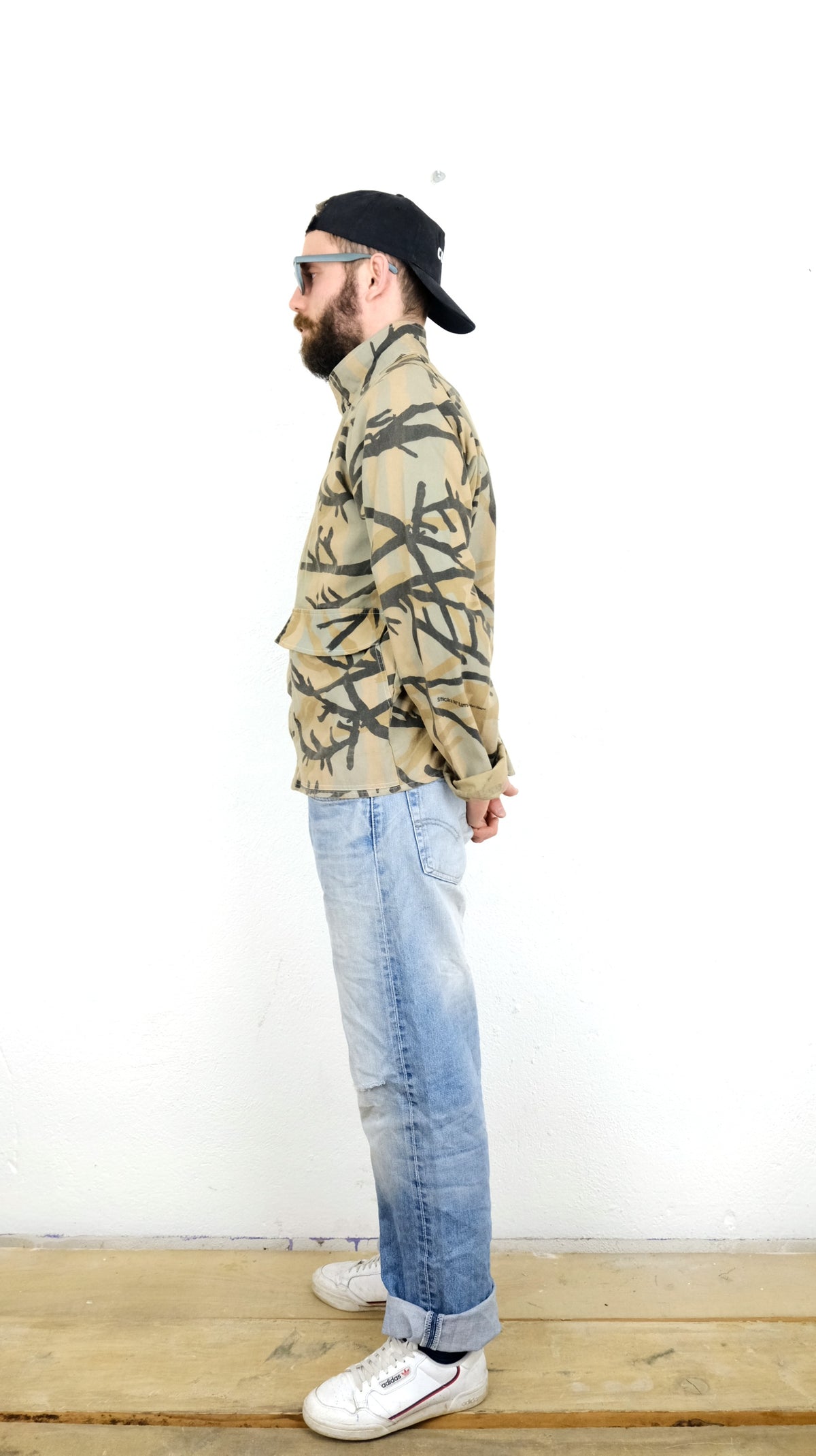 GIACCA MILITARE MIMETICA VINTAGE