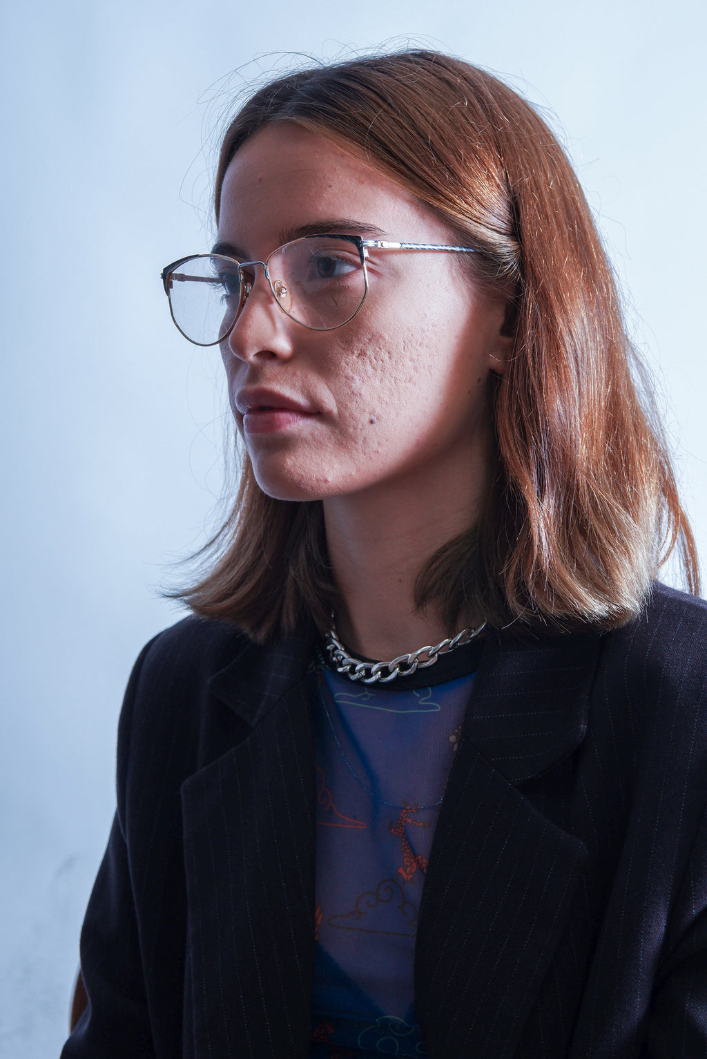 VALENTINO 5225 55 17 140 titan vintage glasses DEADSTOCK