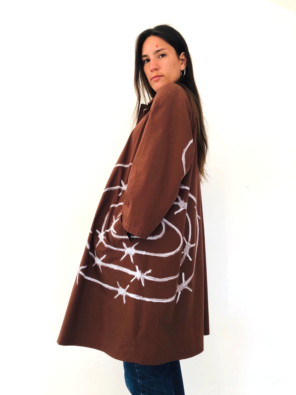 TRENCH VINTAGE CUSTOMIZZATO