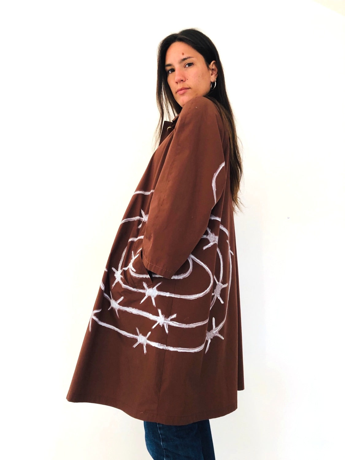 TRENCH VINTAGE CUSTOMIZZATO