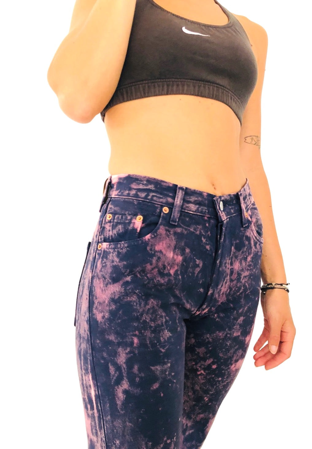 JEANS LEVI'S 501 TIE-DYE VINTAGE