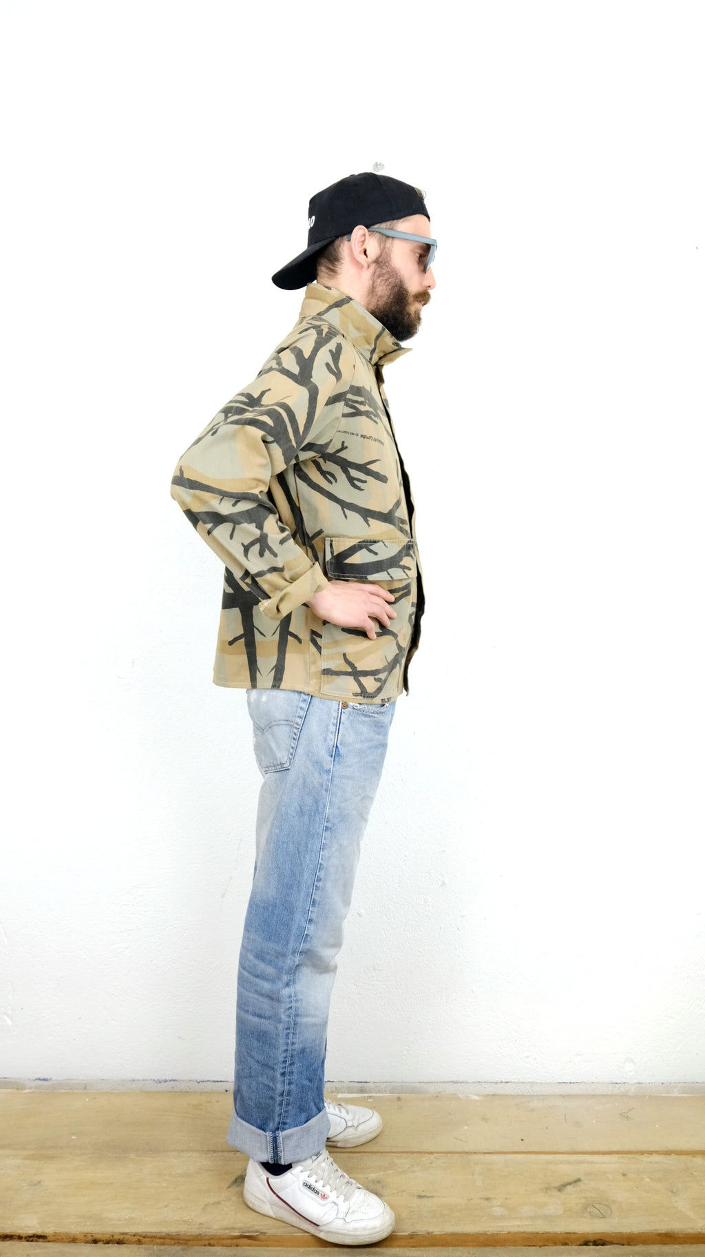 GIACCA MILITARE MIMETICA VINTAGE
