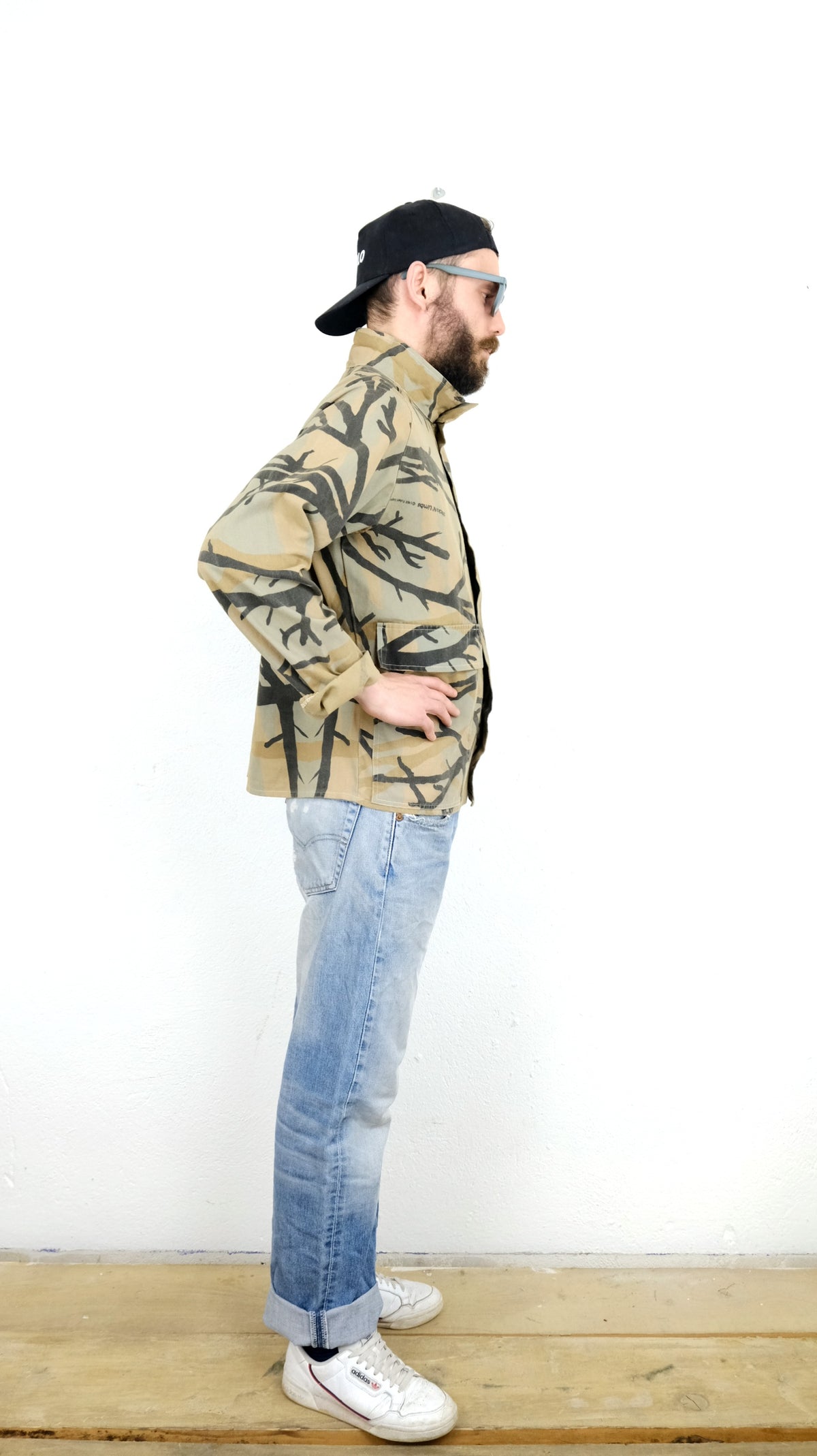 GIACCA MILITARE MIMETICA VINTAGE