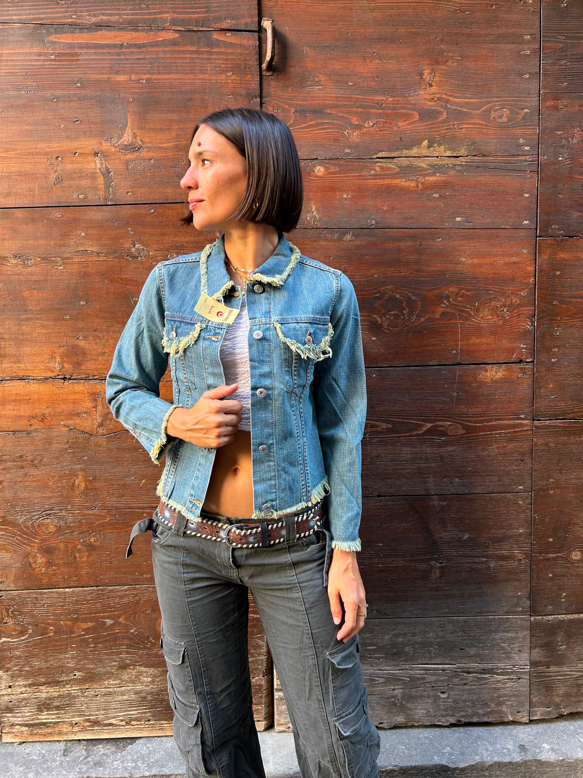 Giacchetta jeans Rockwood Pink Floyd