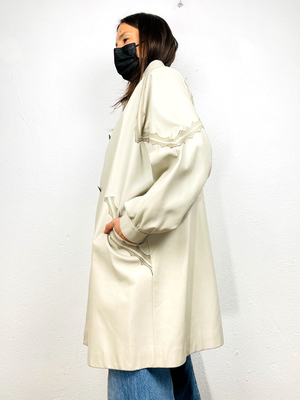 TRENCH IN PELLE VINTAGE