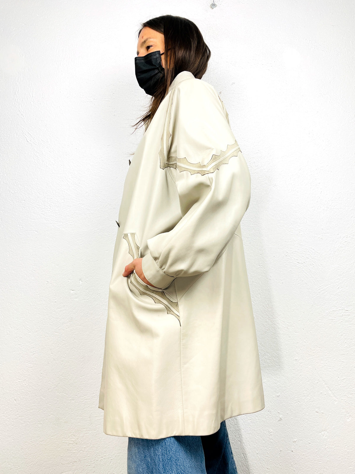 TRENCH IN PELLE VINTAGE