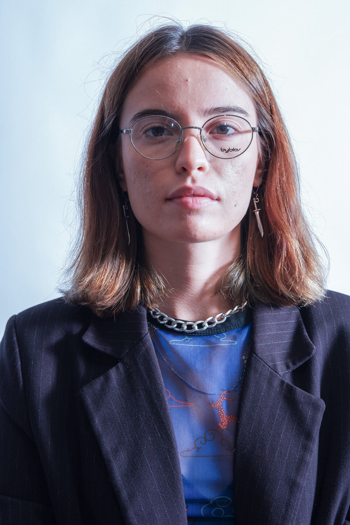 BYBLOS b580 3002 50 18 135 vintage glasses DEADSTOCK