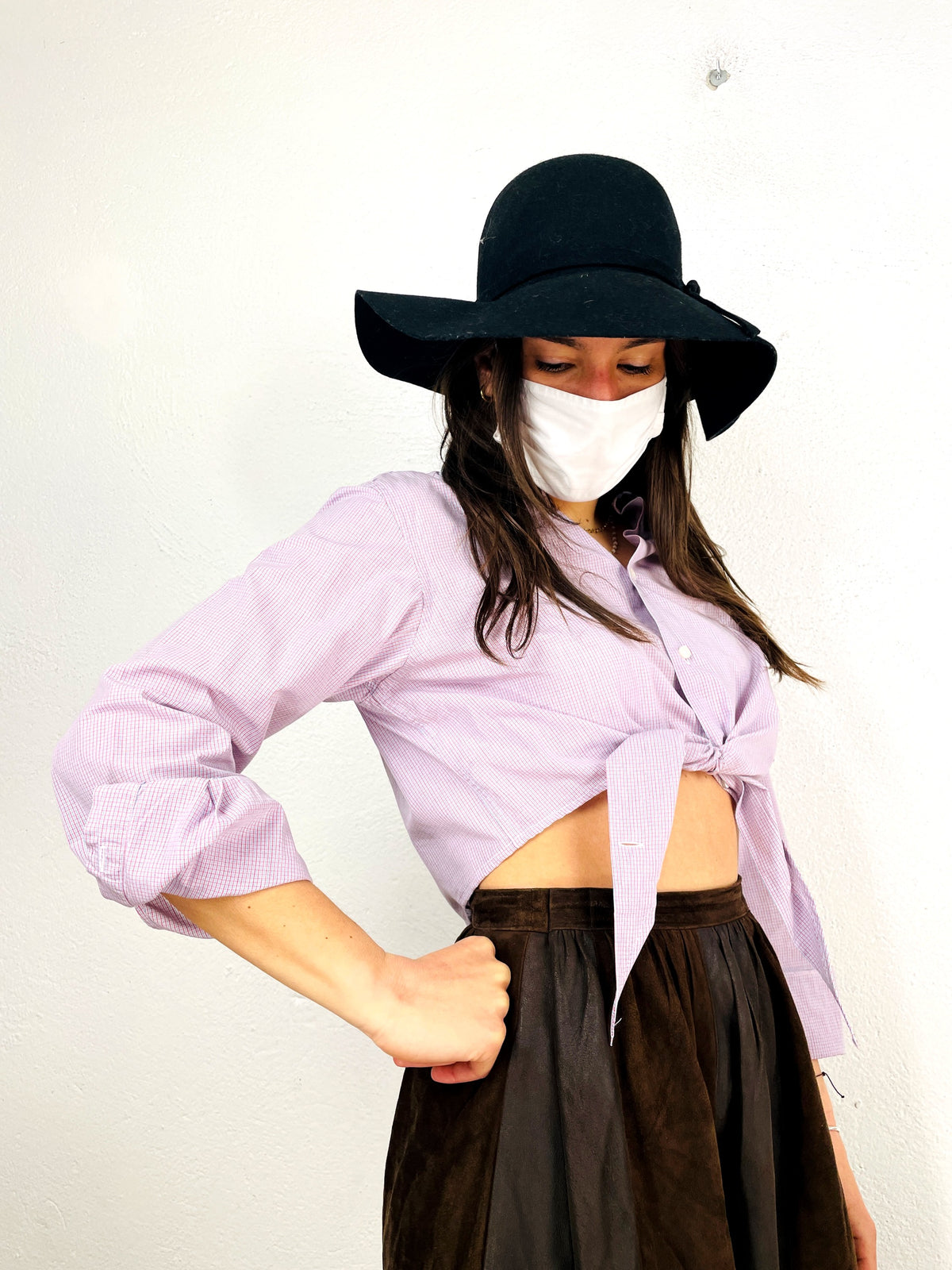 CAMICIA CROP VINTAGE