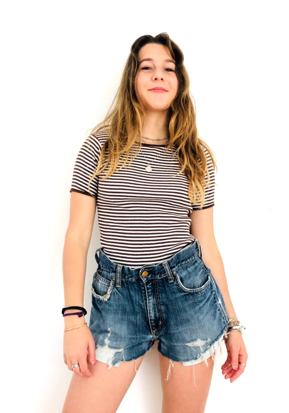 T-SHIRT A RIGHE VINTAGE