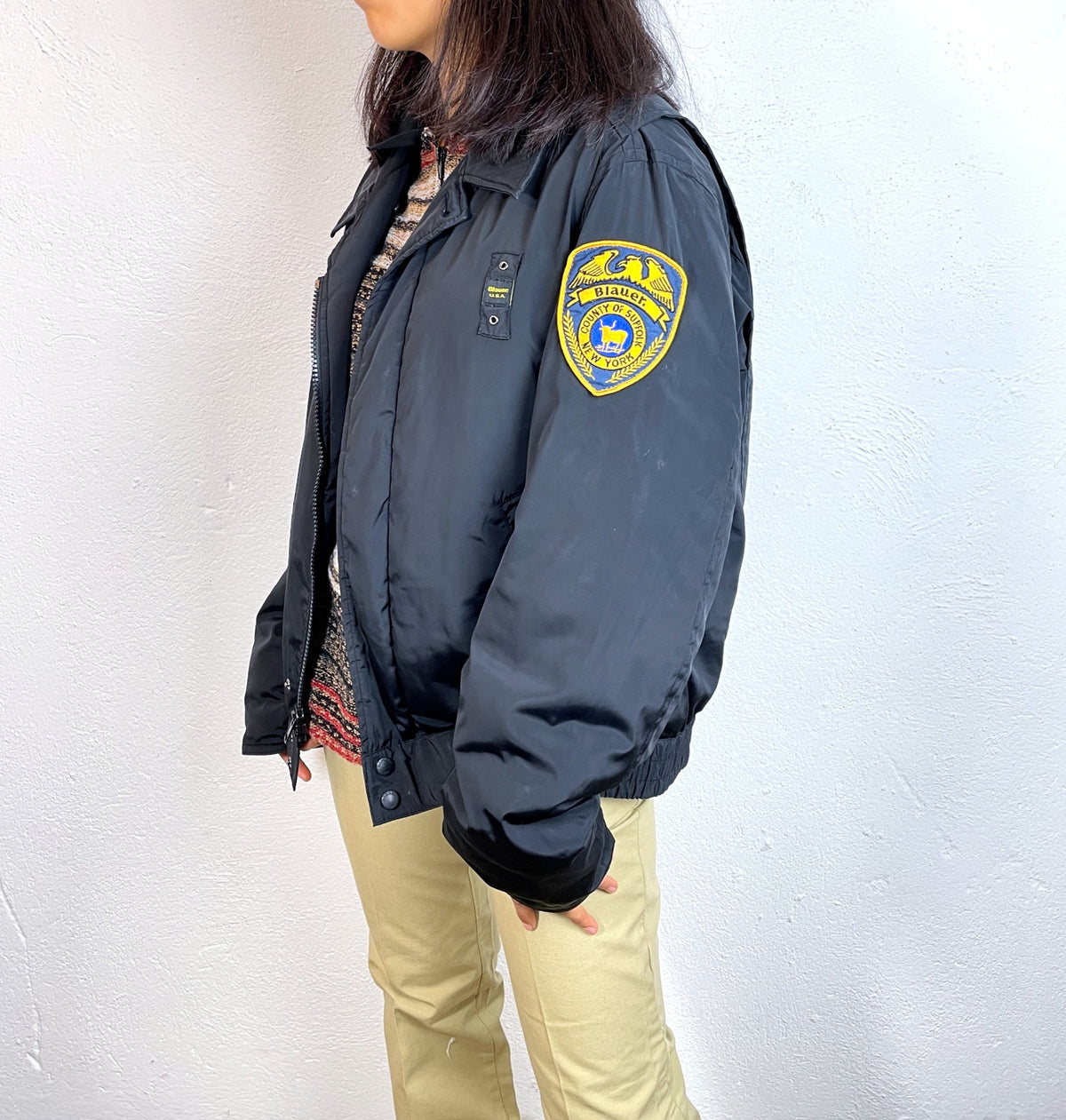 BOMBER BLAUER VINTAGE