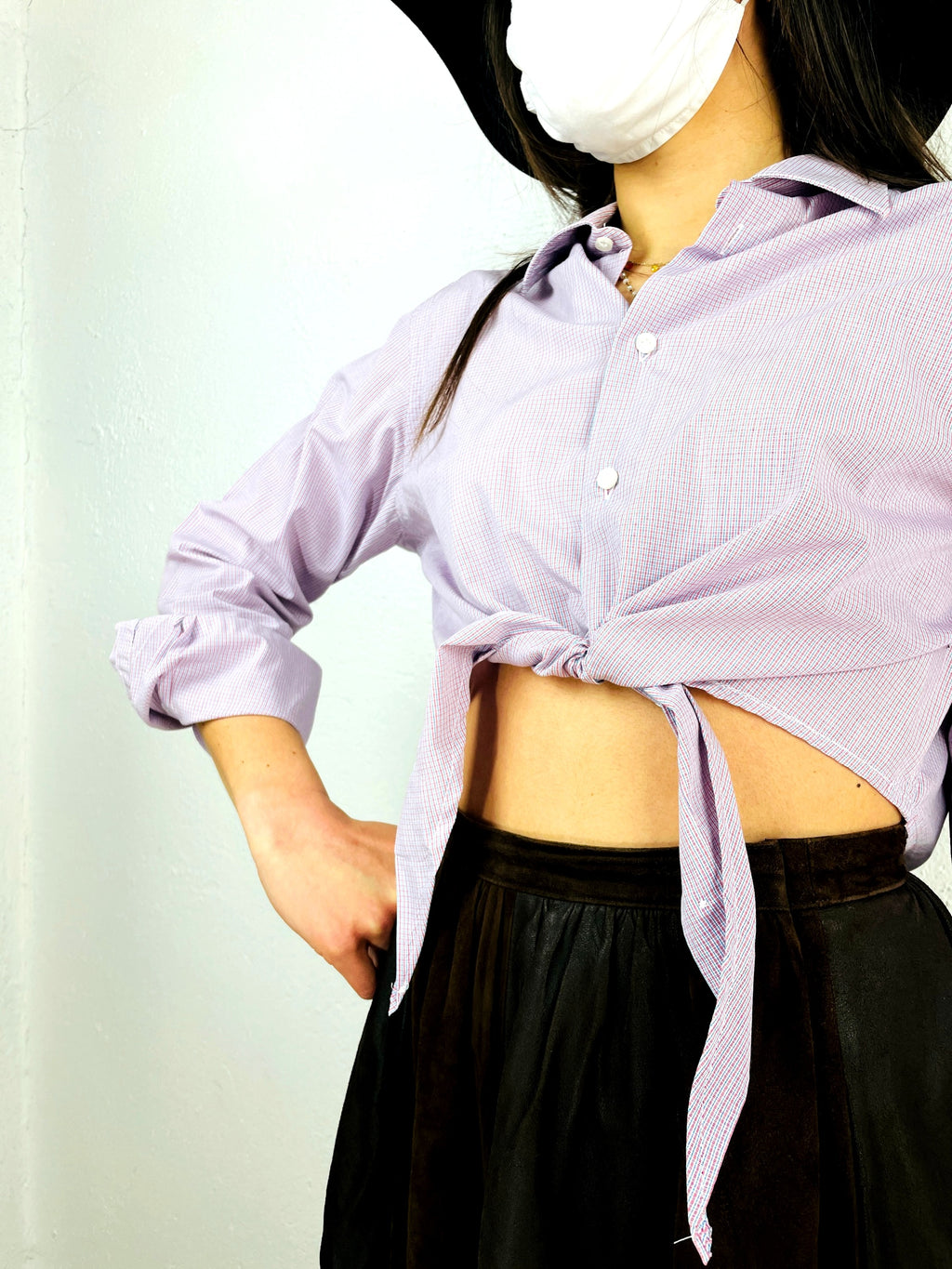 CAMICIA CROP VINTAGE