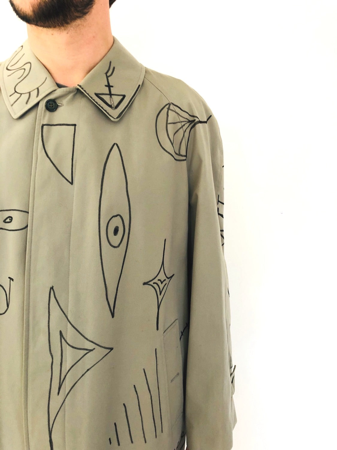 TRENCH VINTAGE CUSTOMIZZATO