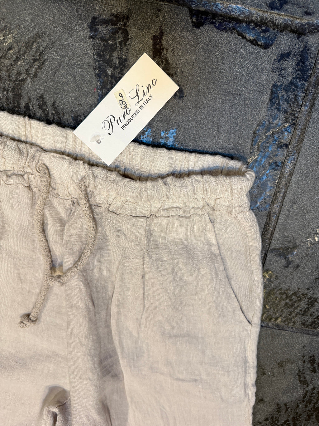 Pantaloni 100% Lino BEIGE