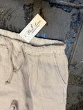Pantaloni 100% Lino BEIGE
