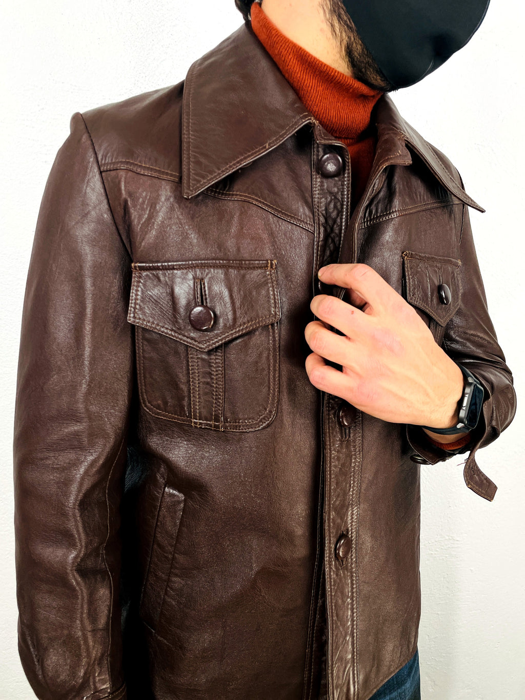 GIACCA IN VERA PELLE VINTAGE