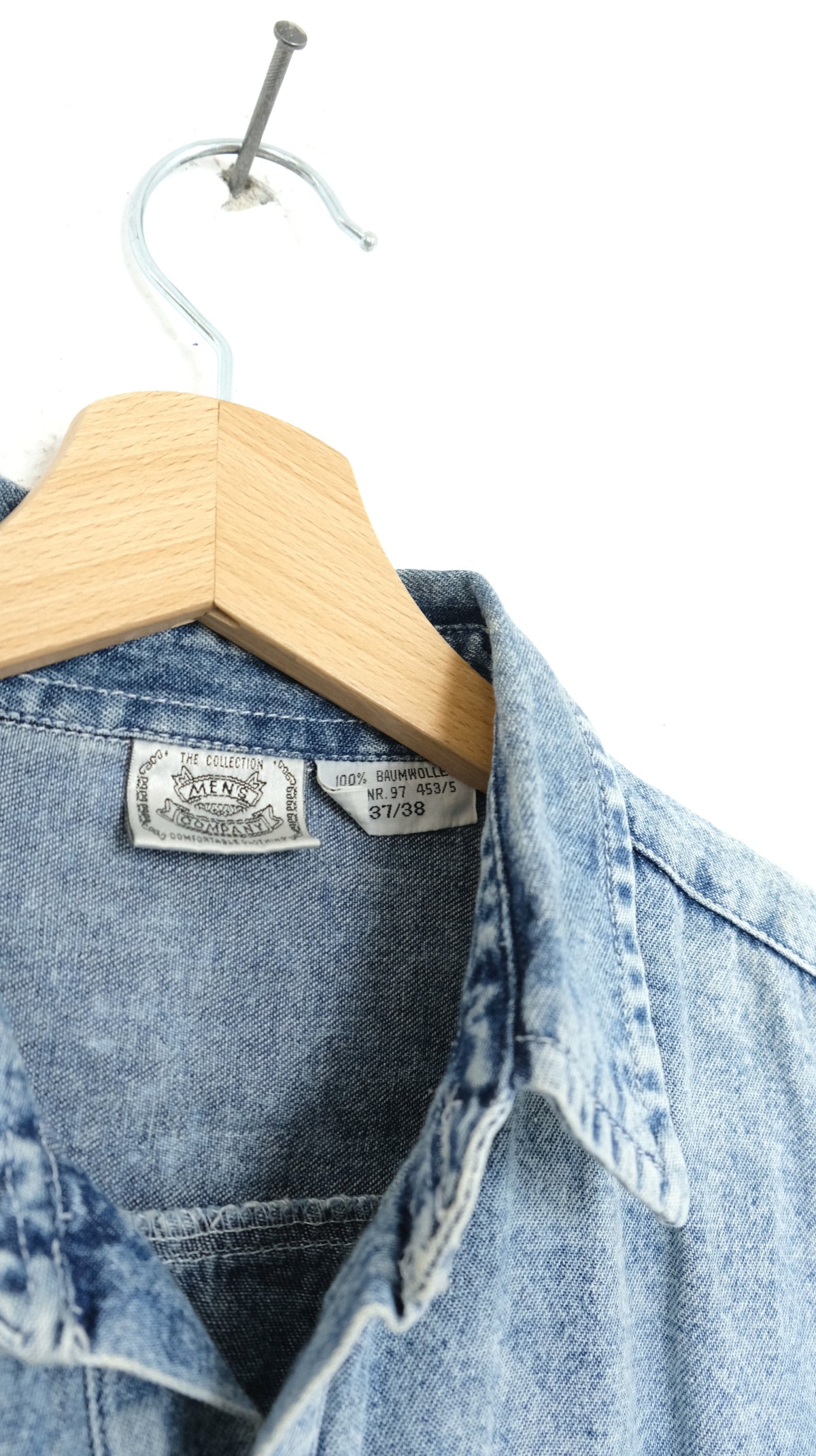 CAMICIA DI JEANS VINTAGE ANNI '80