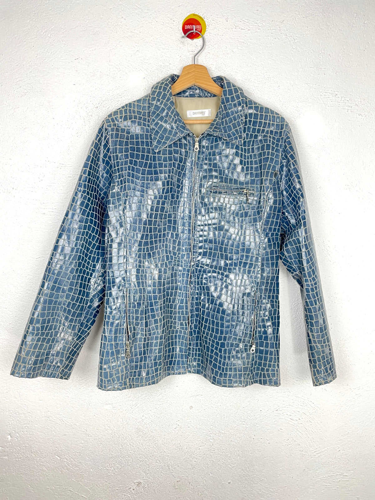 GIACCA IN PELLE MOSAICO
