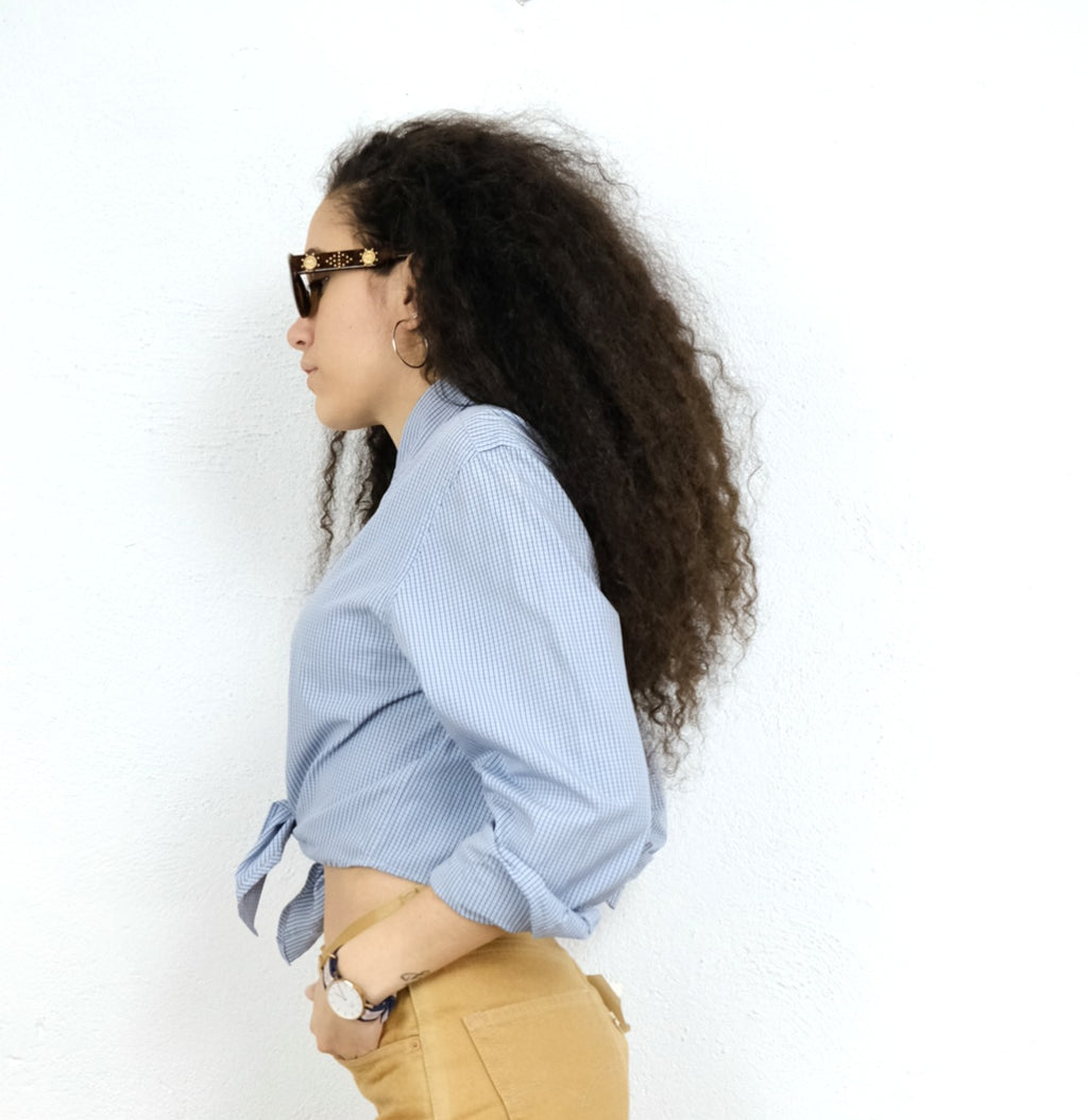 CAMICIA CROP OVERSIZE VINTAGE
