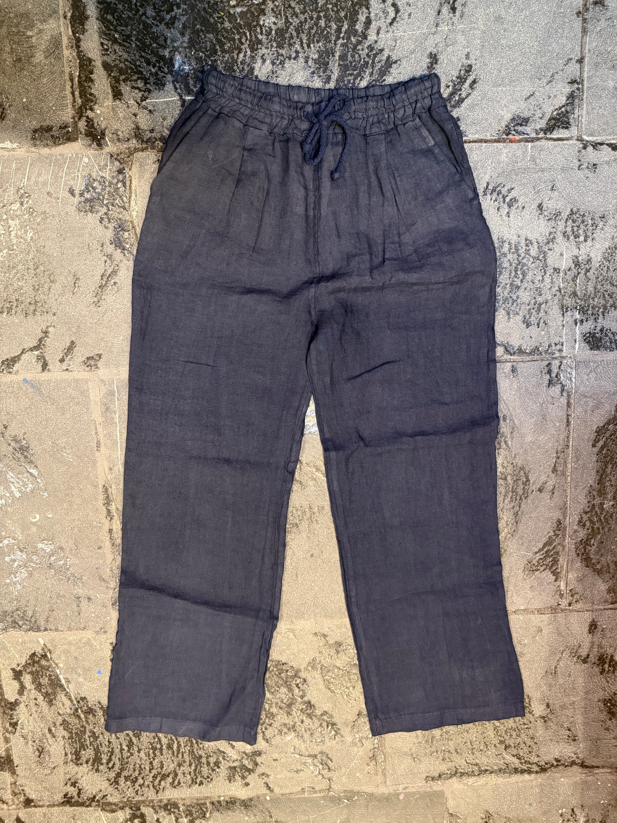 Pantalone 100% Lino BLU NAVY