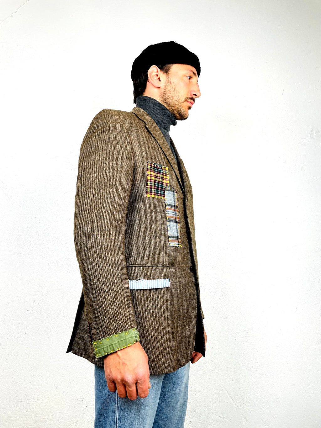 BLAZER PATCHWORK CUSTOM VINTAGE
