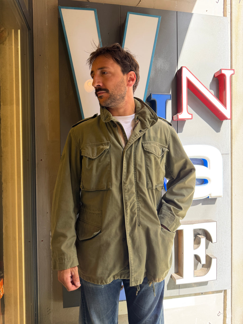 Medium large M-65 field jacket anni 70