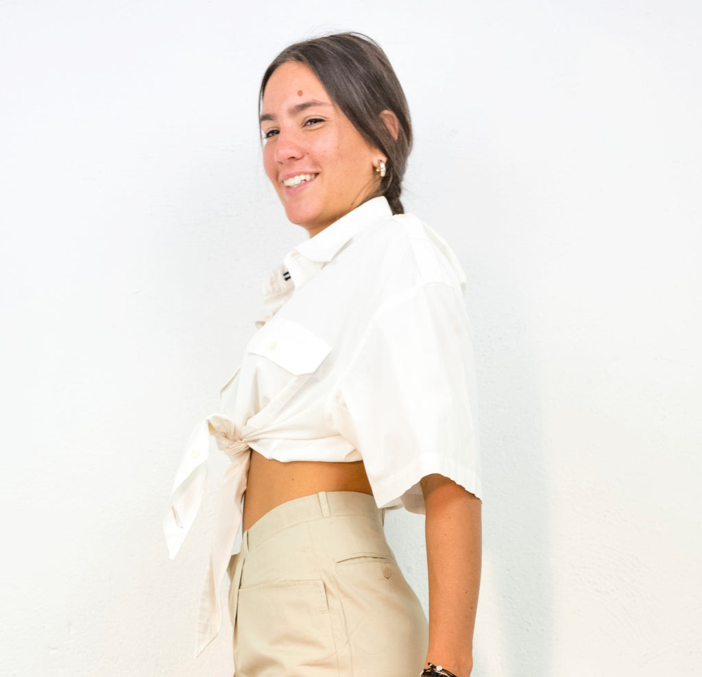 CAMICIA CROP VINTAGE