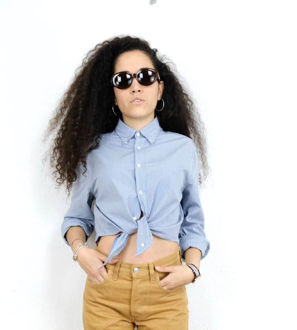 CAMICIA CROP OVERSIZE VINTAGE
