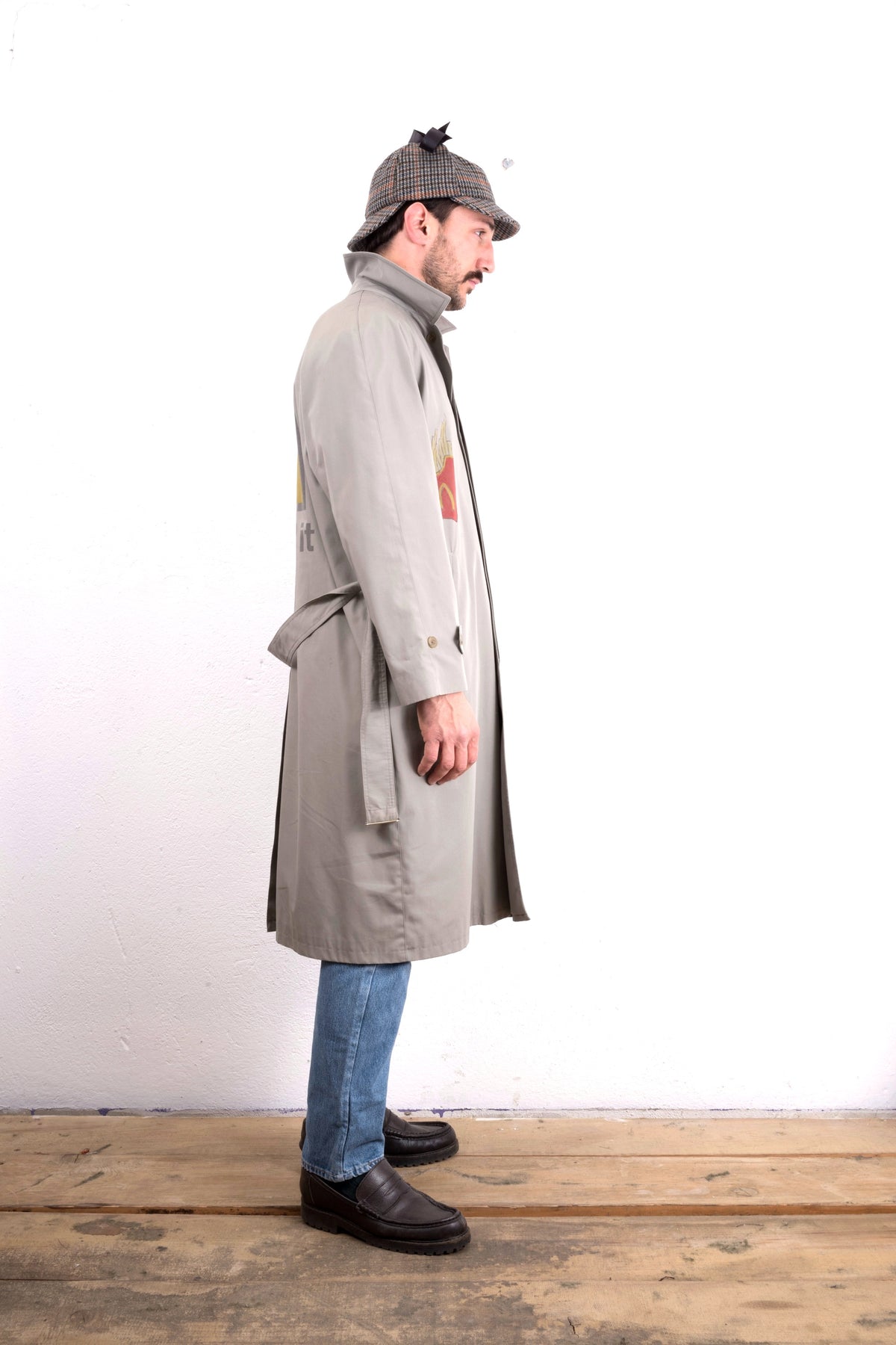 TRENCH VINTAGE CUSTOMIZZATO MC DONALDS