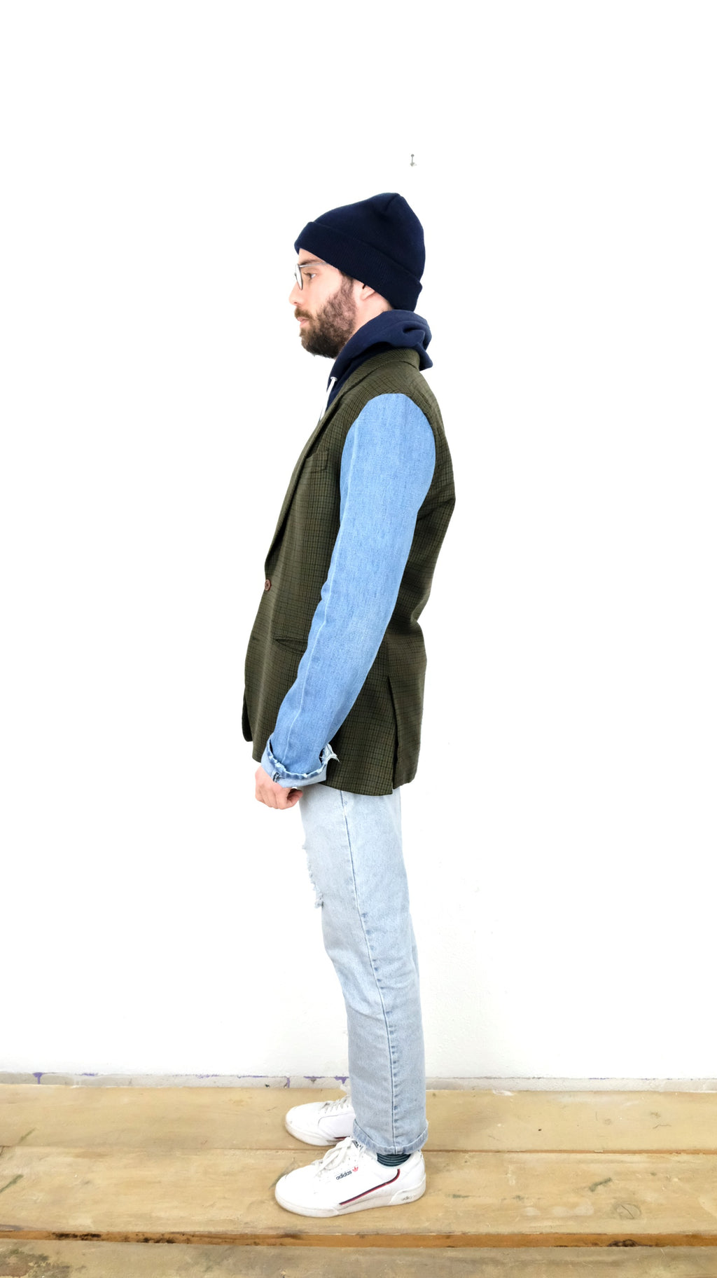 GIACCA DENIM E LANA VINTAGE