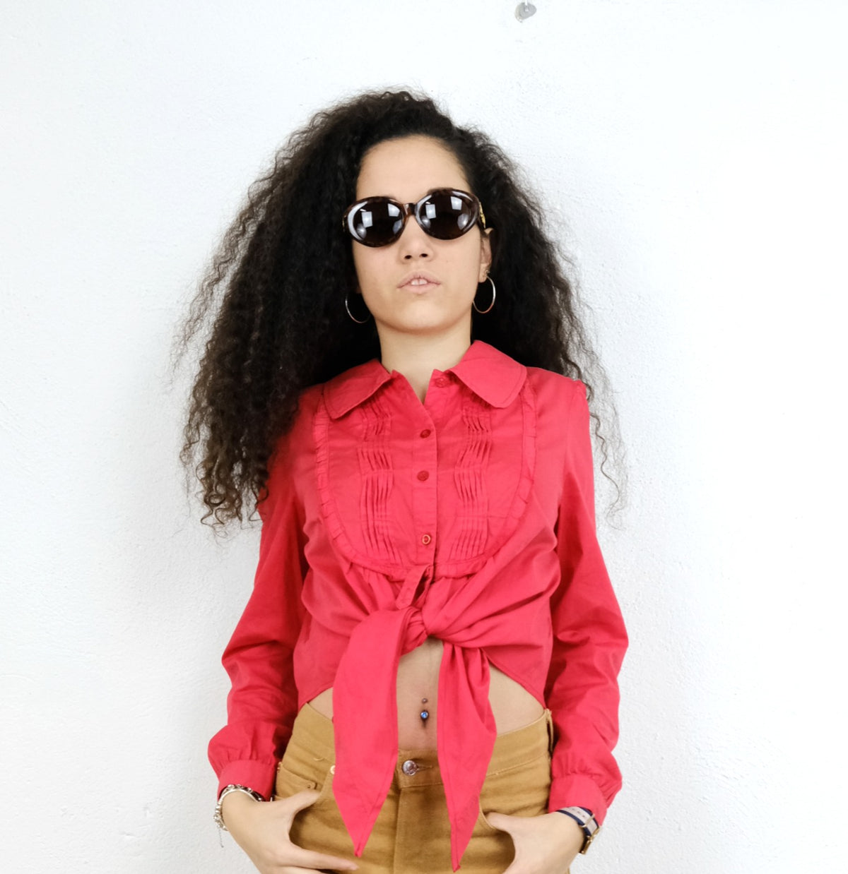 CAMICIA CON PLISSET VINTAGE