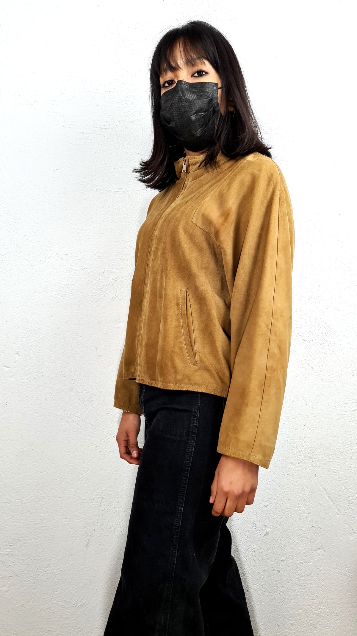 GIACCA IN PELLE SCAMOSCIATA VINTAGE