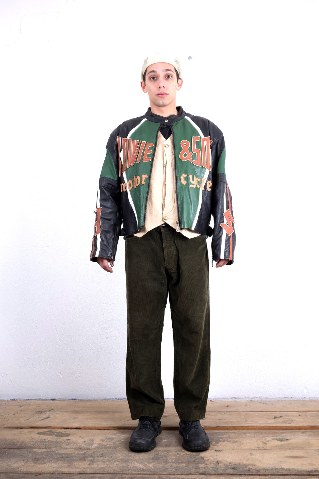 GIACCA HOWIE & SON IN VERA PELLE VINTAGE