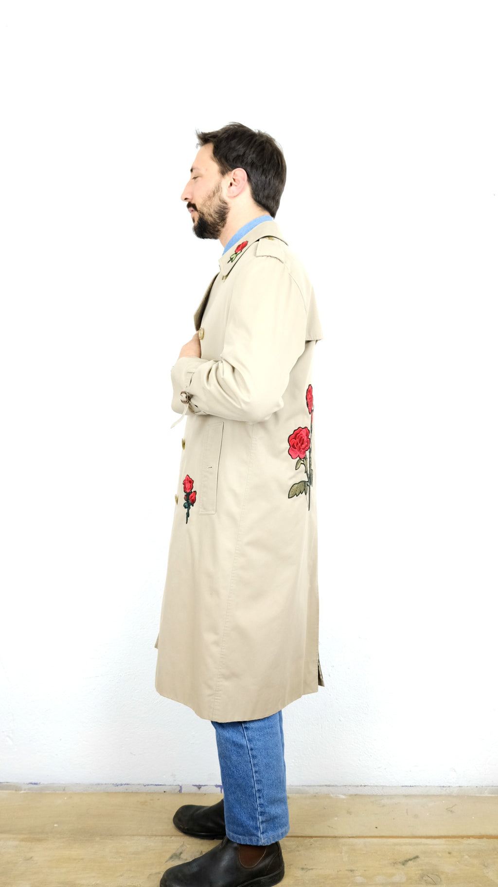 TRENCH BURBERRY VINTAGE CUSTOMIZZATO