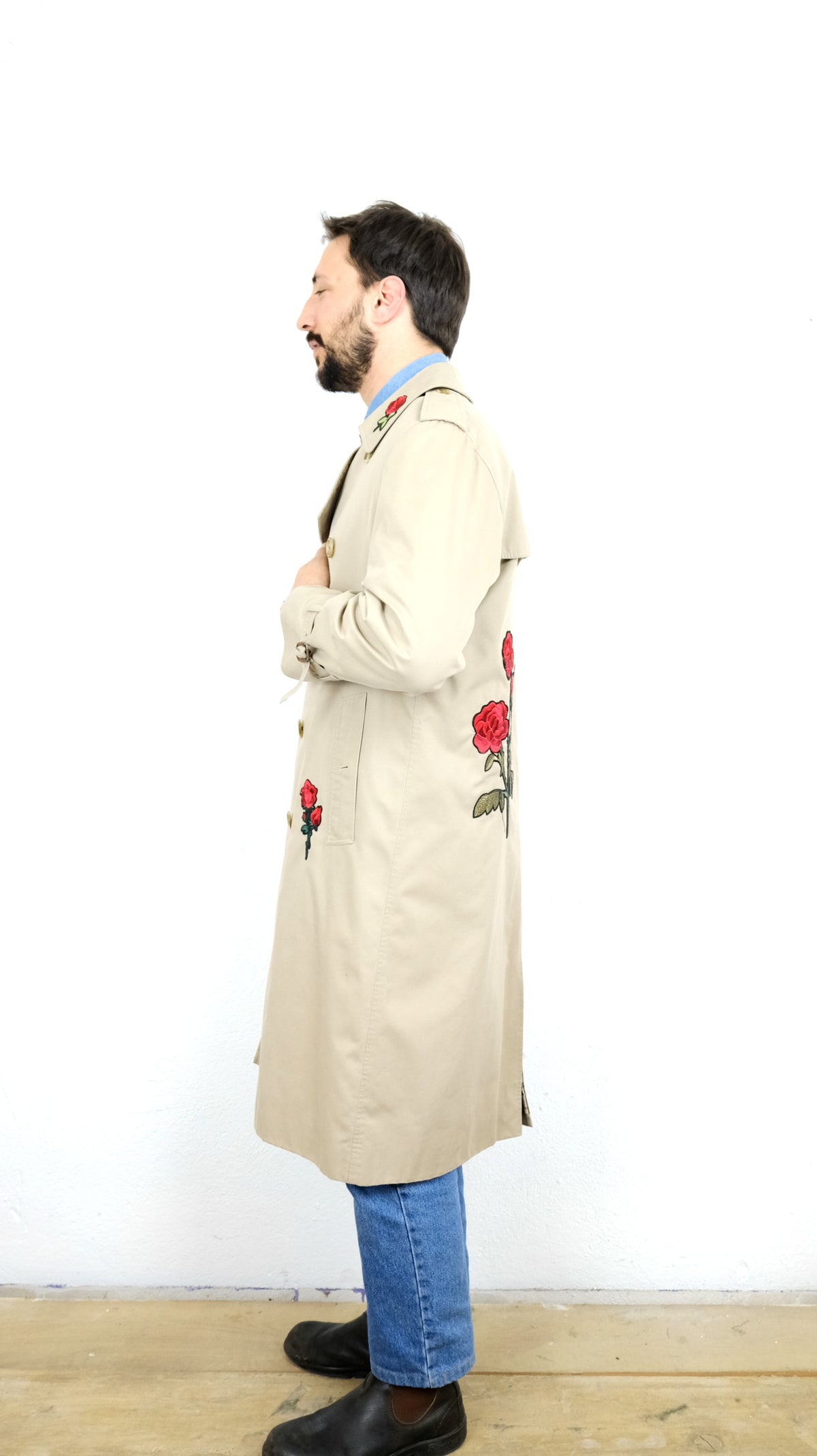 TRENCH BURBERRY VINTAGE CUSTOMIZZATO