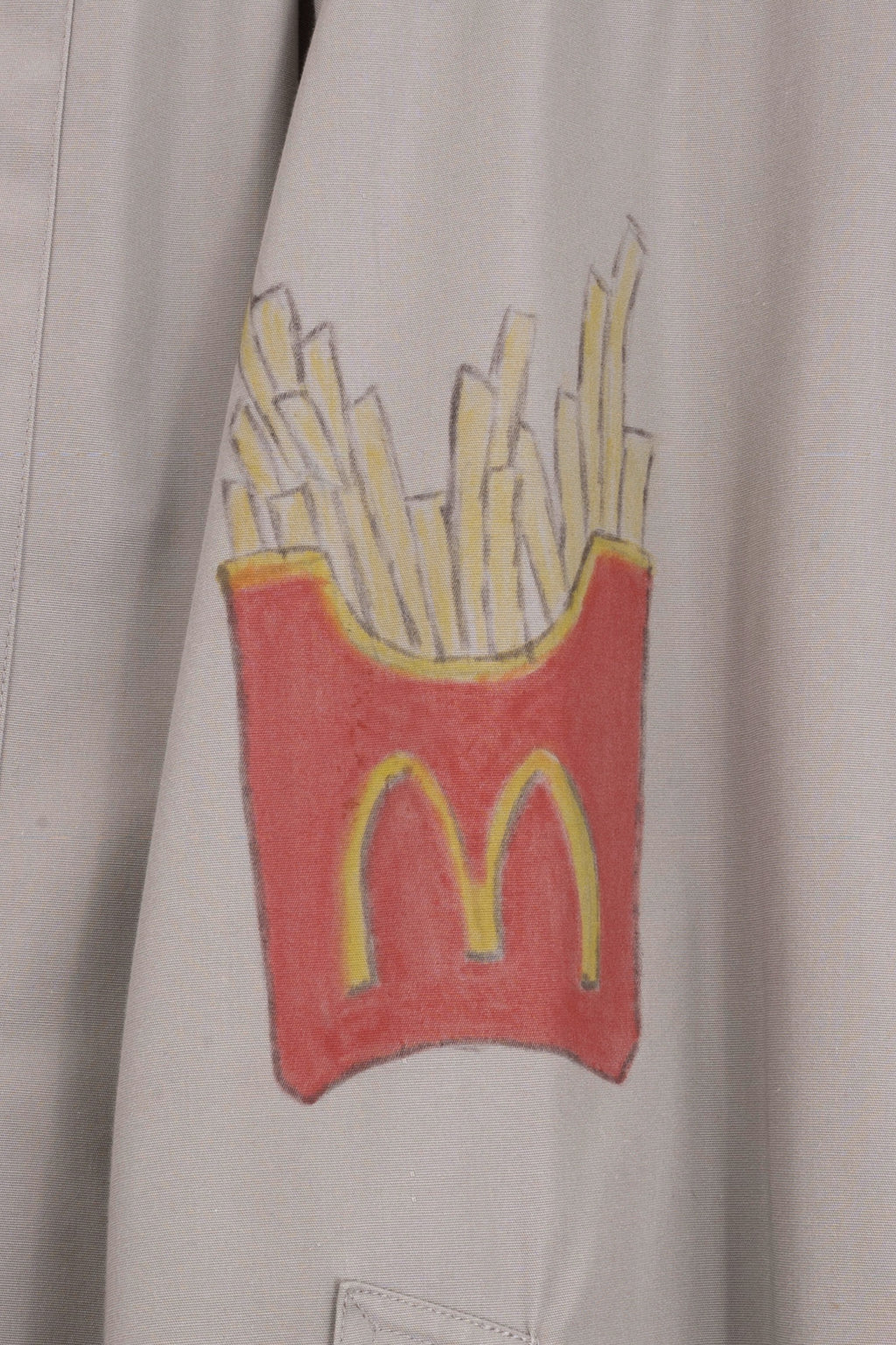 TRENCH VINTAGE CUSTOMIZZATO MC DONALDS