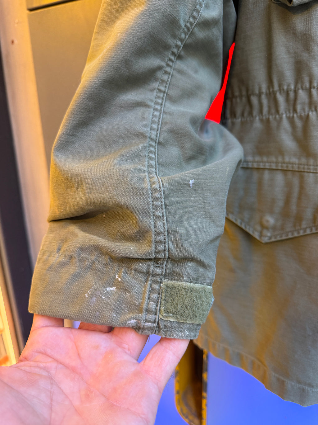 Medium long field jacket m-65 1982