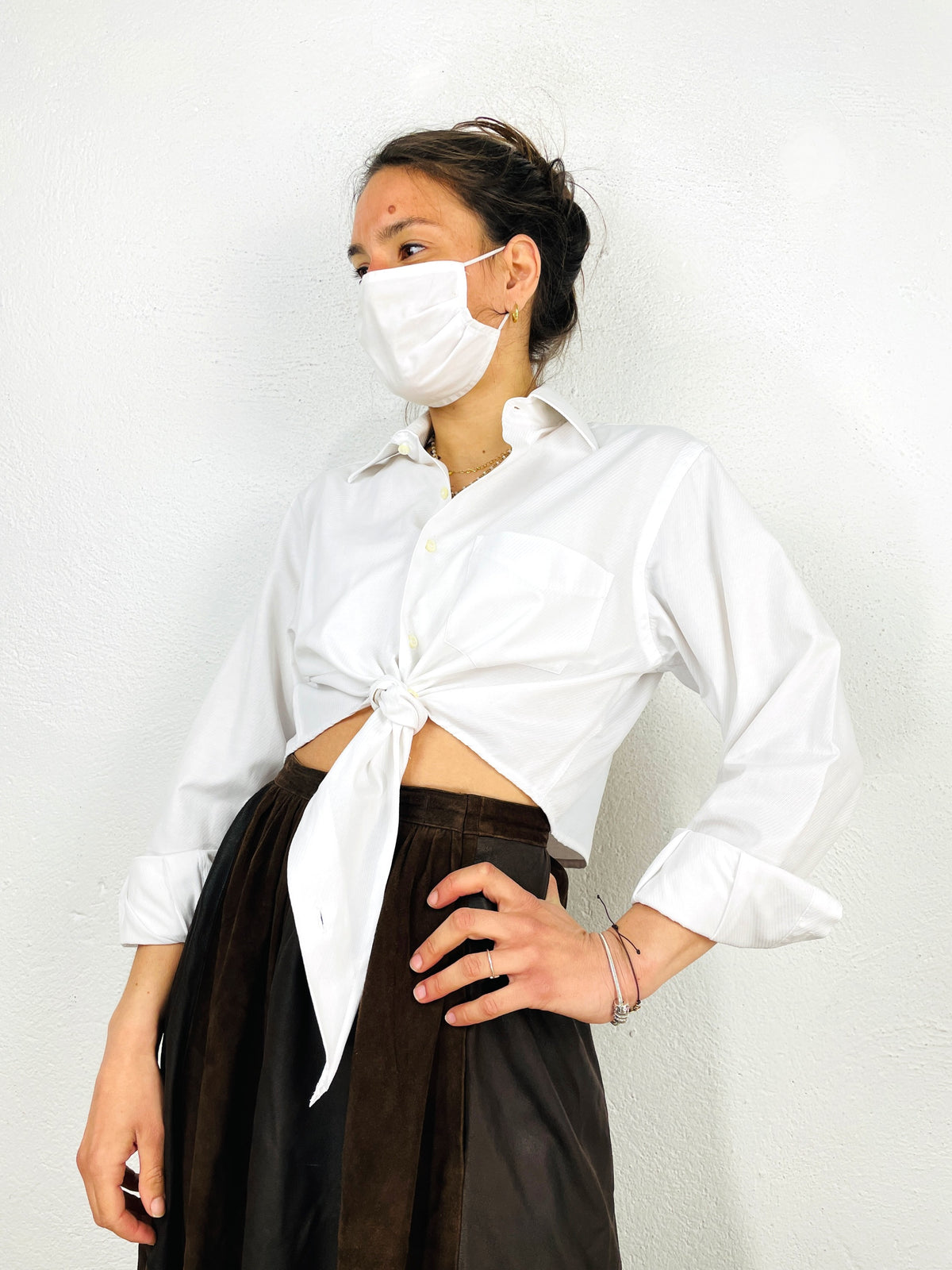 CAMICIA CROP VINTAGE