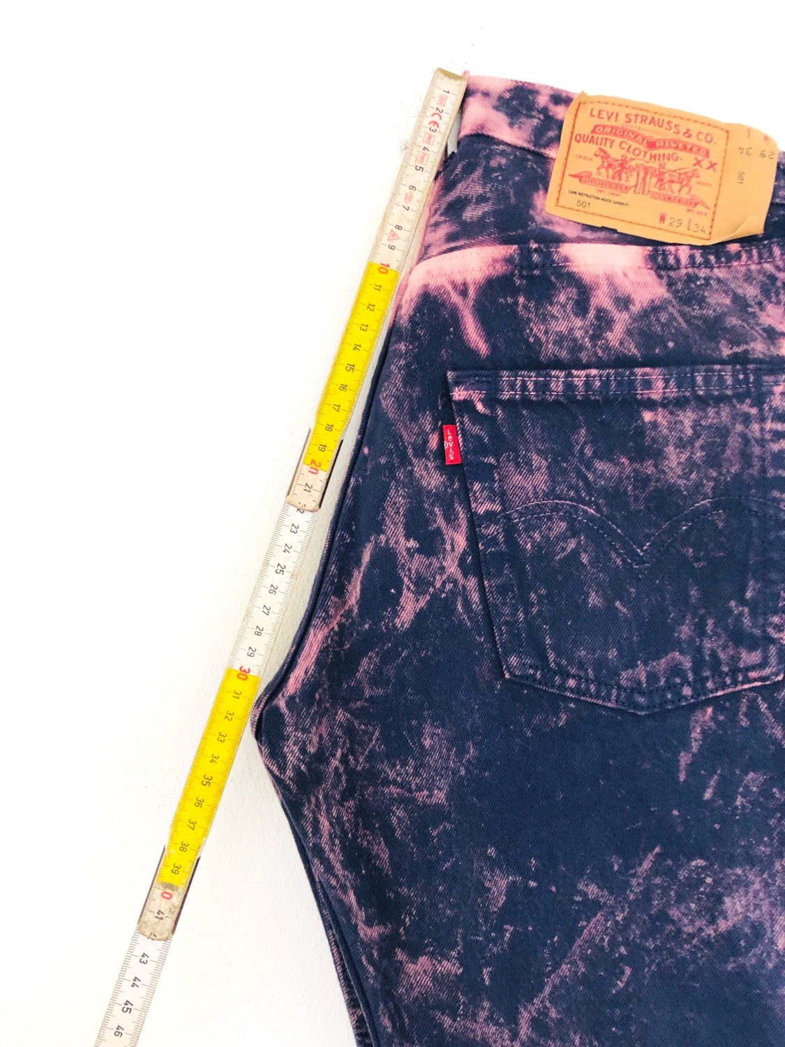 JEANS LEVI'S 501 TIE-DYE VINTAGE