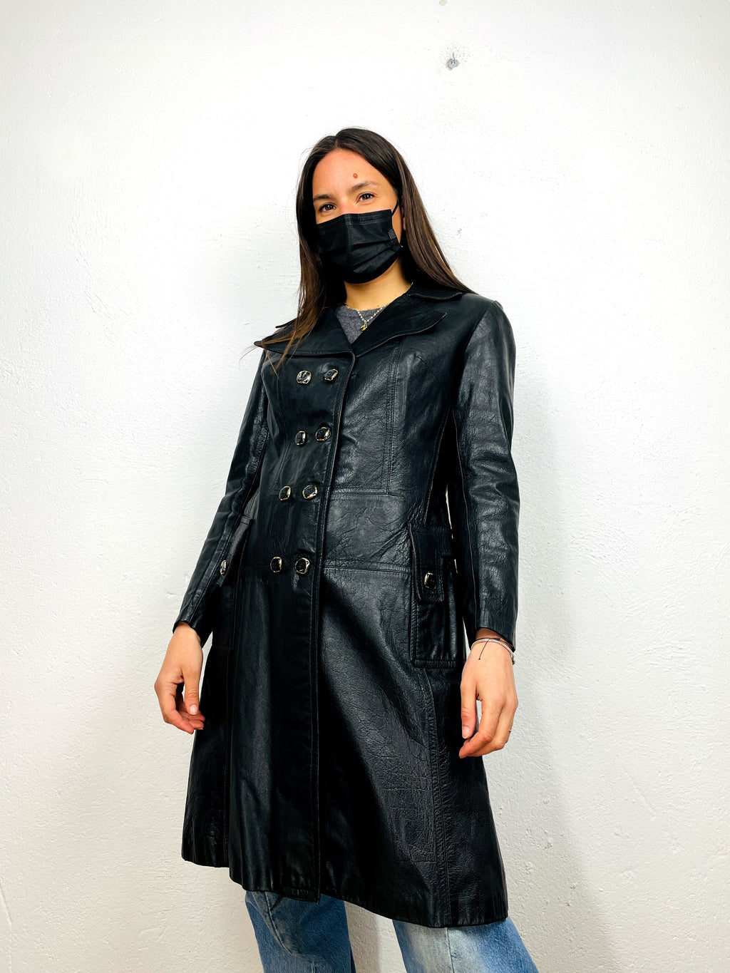 TRENCH IN PELLE VINTAGE
