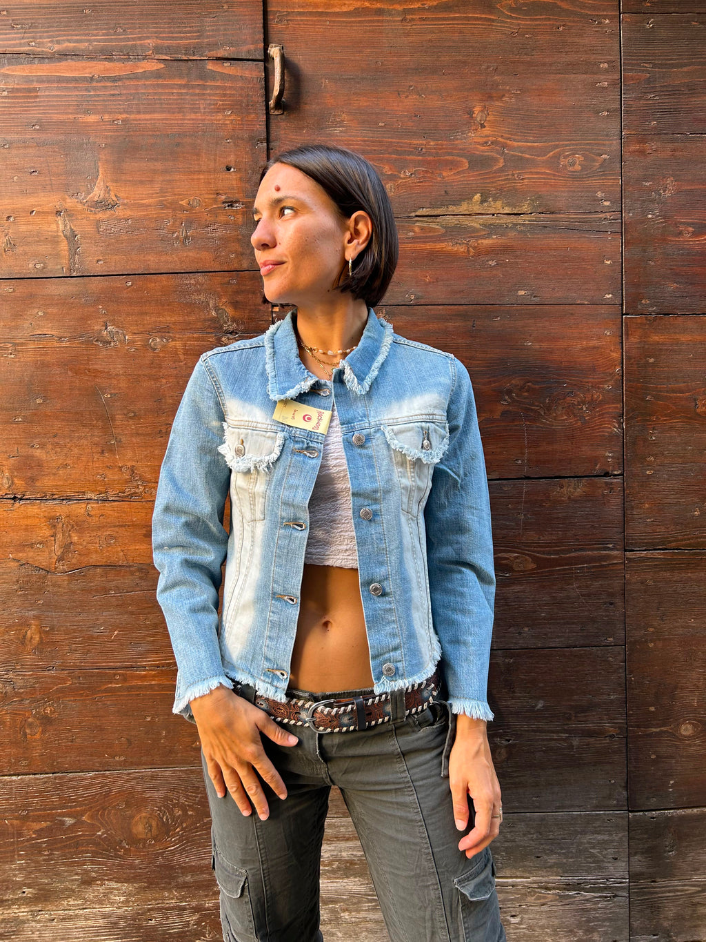 Giacchetta jeans Rockwood Rolling Stones