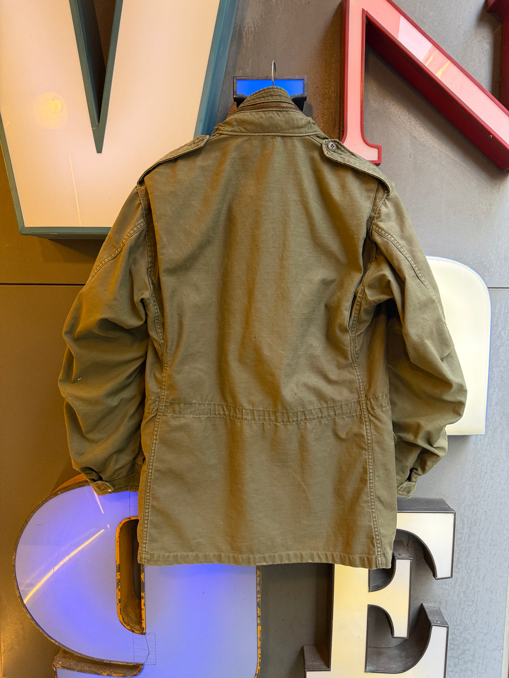 Medium long field jacket m-65 1982
