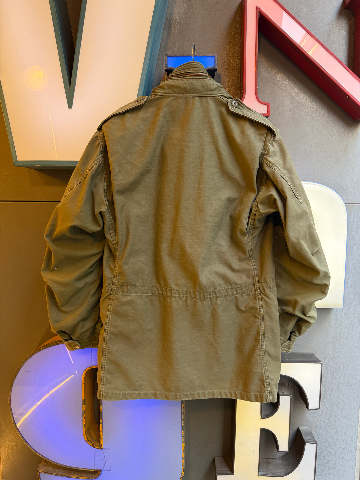 Medium long field jacket m-65 1982