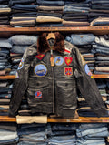 Bomber stile Top Gun pelle