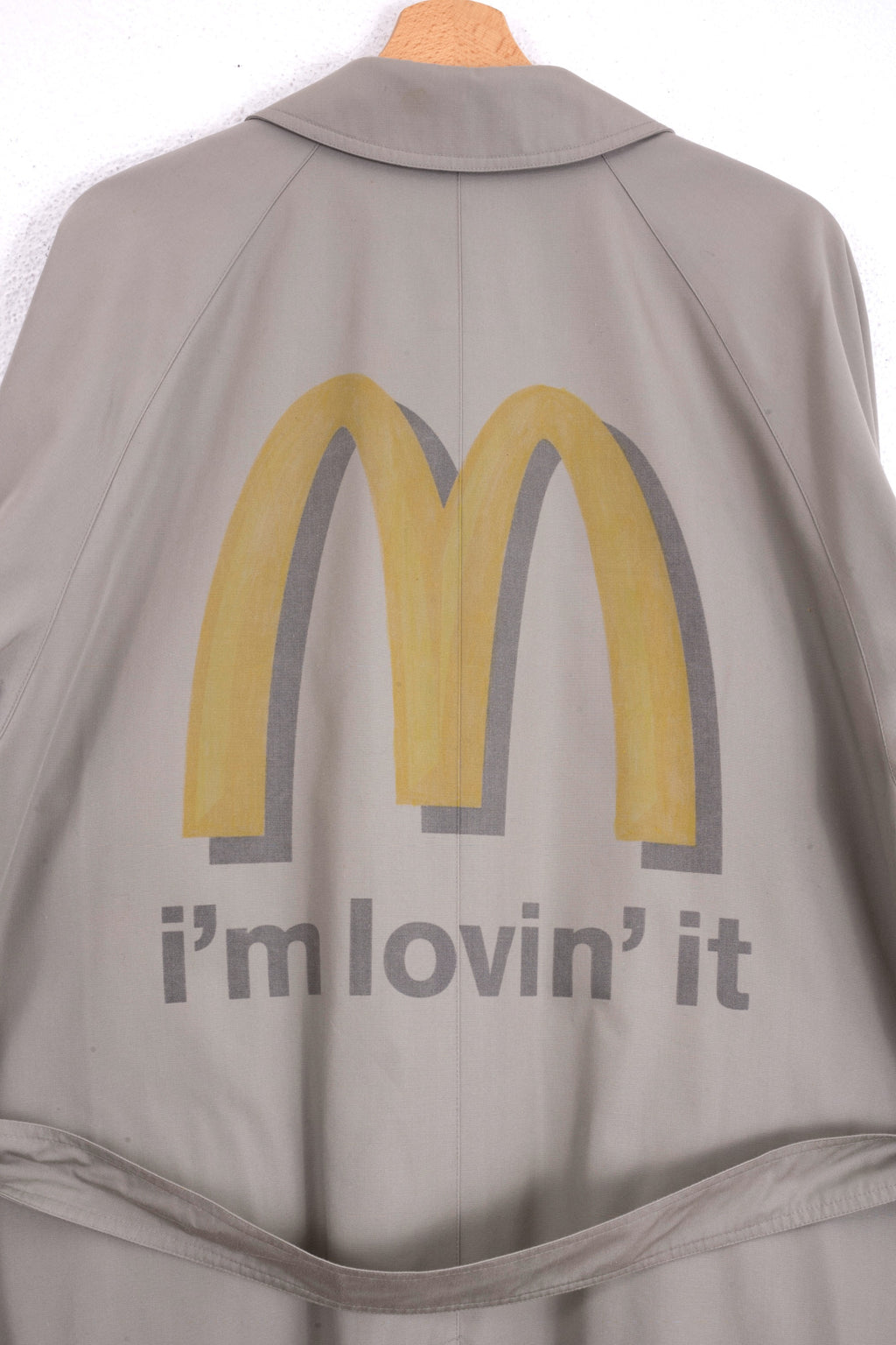 TRENCH VINTAGE CUSTOMIZZATO MC DONALDS