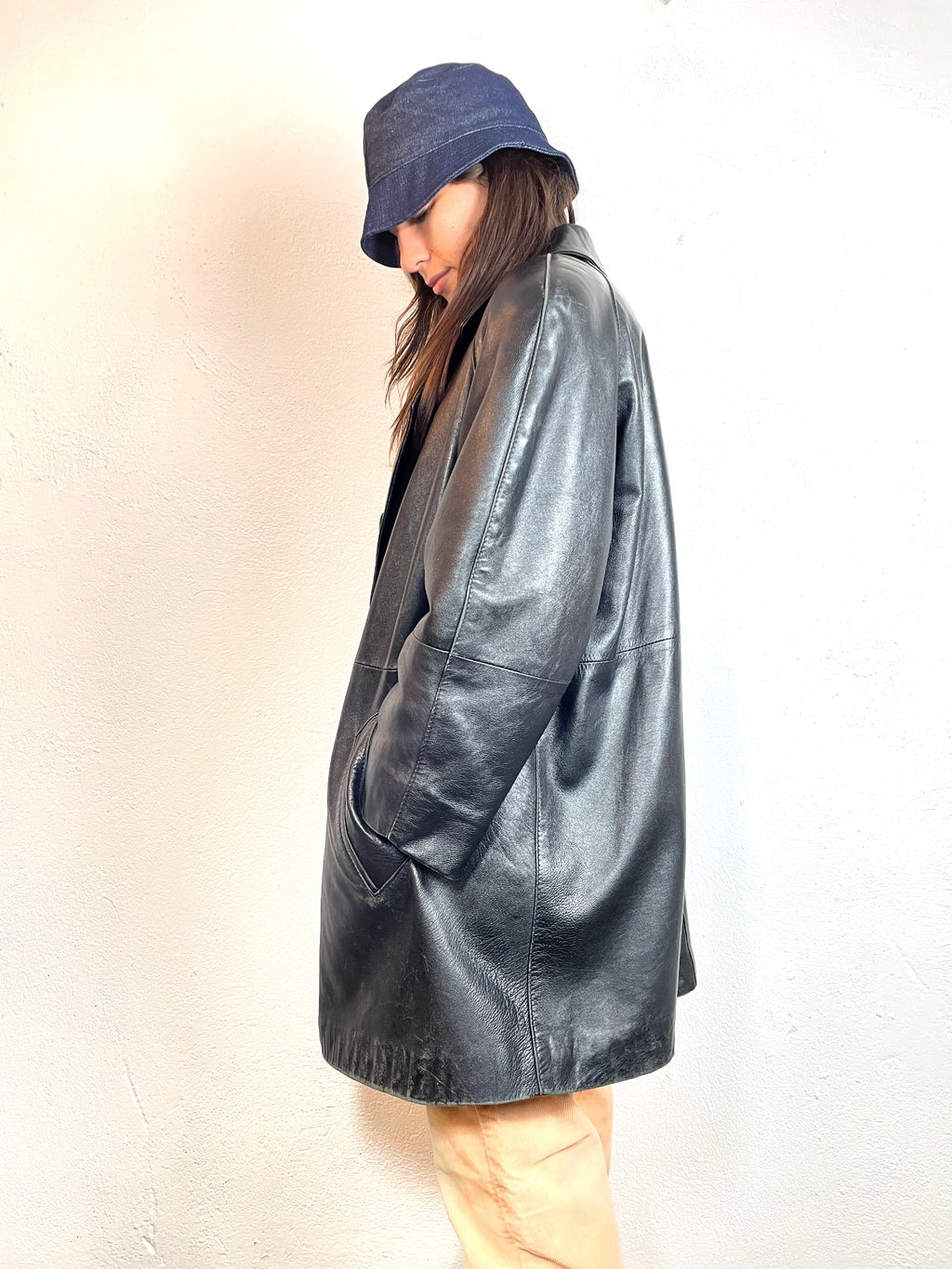 BLAZER VERA PELLE VINTAGE