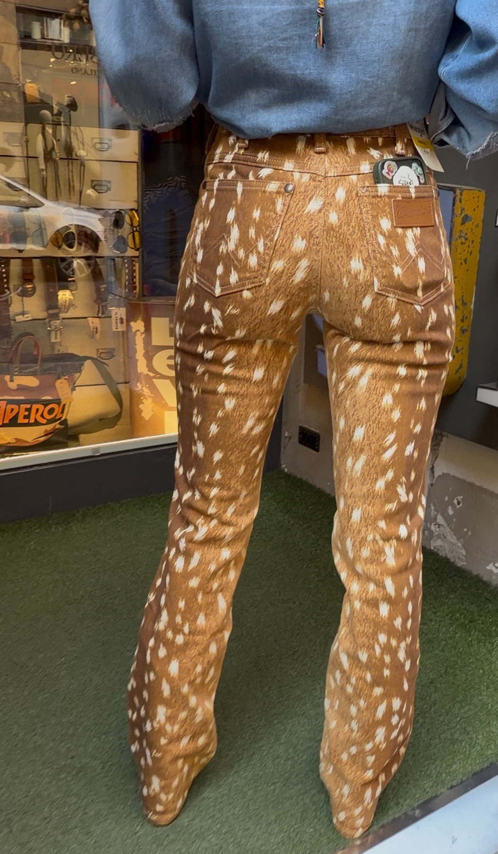 Wrangler jeans Bambi texture