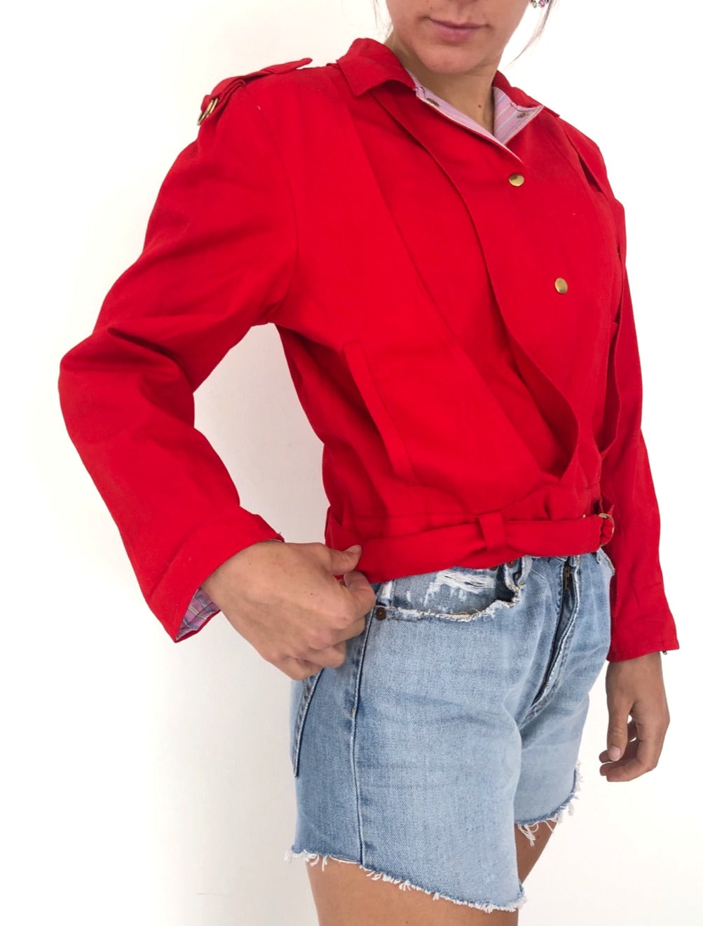 BOMBER red jacket