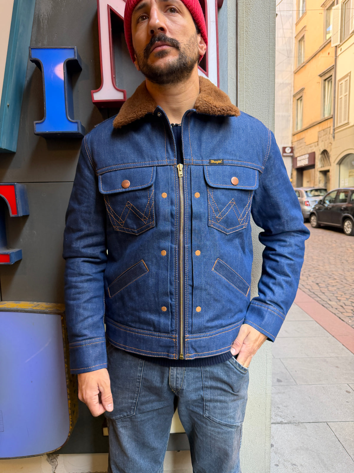 Wrangler trucker western man