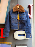 Wrangler cropped trucker western